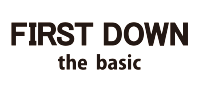 FIRST DOWNロゴ