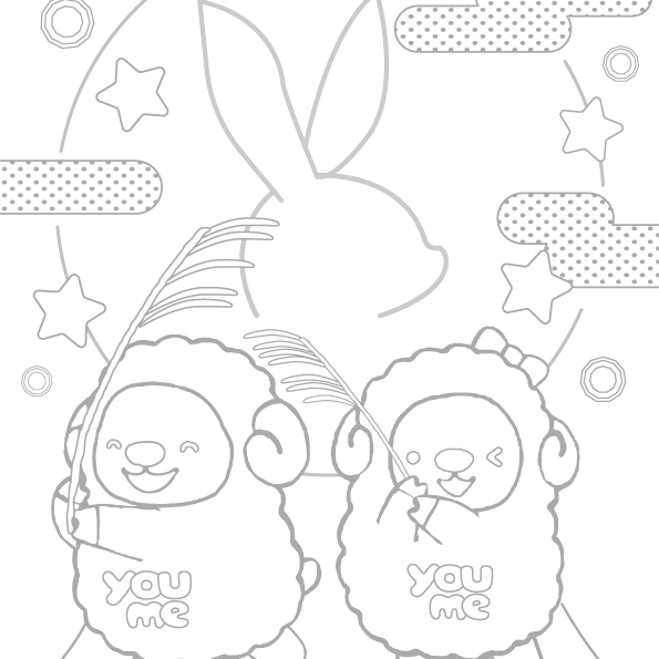 9月分ぬりえ